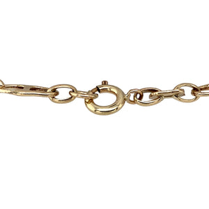 Preowned 9ct Yellow Gold 7.25" Anchor Style Bracelet with the weight 4.80 grams and link width 5mm