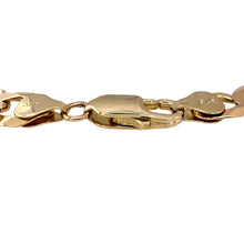 Load image into Gallery viewer, Preowned 9ct Yellow Gold 7.75&quot; Curb Bracelet with the weight 14.20 grams and link width 10mm
