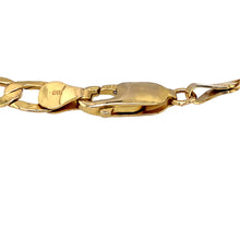 Load image into Gallery viewer, Preowned 9ct Yellow Gold 7&quot; Hollow Curb Bracelet with the weight 3.10 grams and link width 6mm
