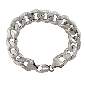 925 Silver 9" Curb Bracelet