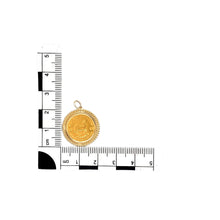 Load image into Gallery viewer, 9ct Gold 1/10 Krugerrand Mount with 22ct 1/10 Krugerrand Coin
