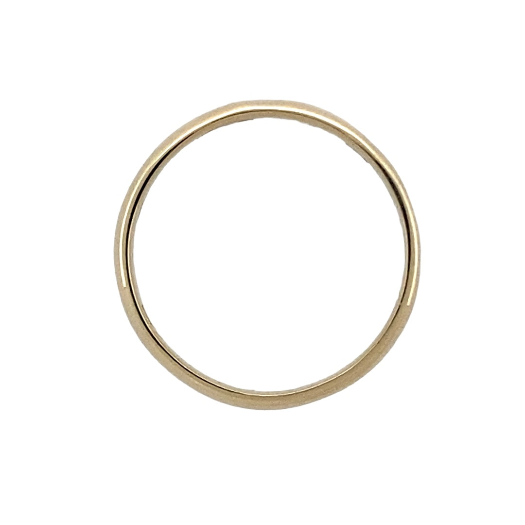 9ct Gold Clogau Cariad 4mm Wedding Band Ring