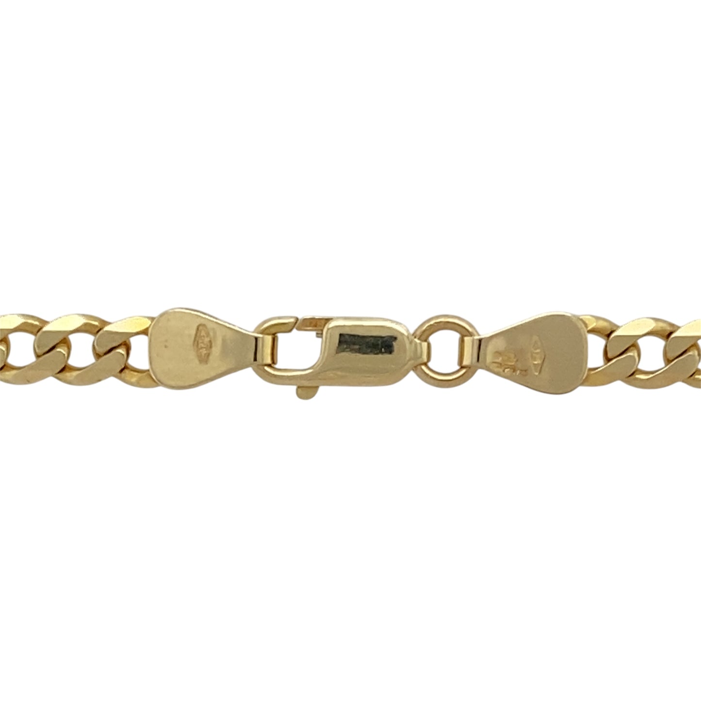 Add a bold and timeless piece to your jewellery collection with this pre-owned 9ct yellow gold 18" curb chain.
Design: A classic curb link design, offering a sleek and sophisticated look that never goes out of style.
Material: Made from 9-carat yellow gold, providing a warm and polished finish for a luxurious feel.
Size & Weight: The chain measures 18 inches in length, has a link width of 5mm, and weighs 15.80 grams, ensuring a sturdy and comfortable fit.