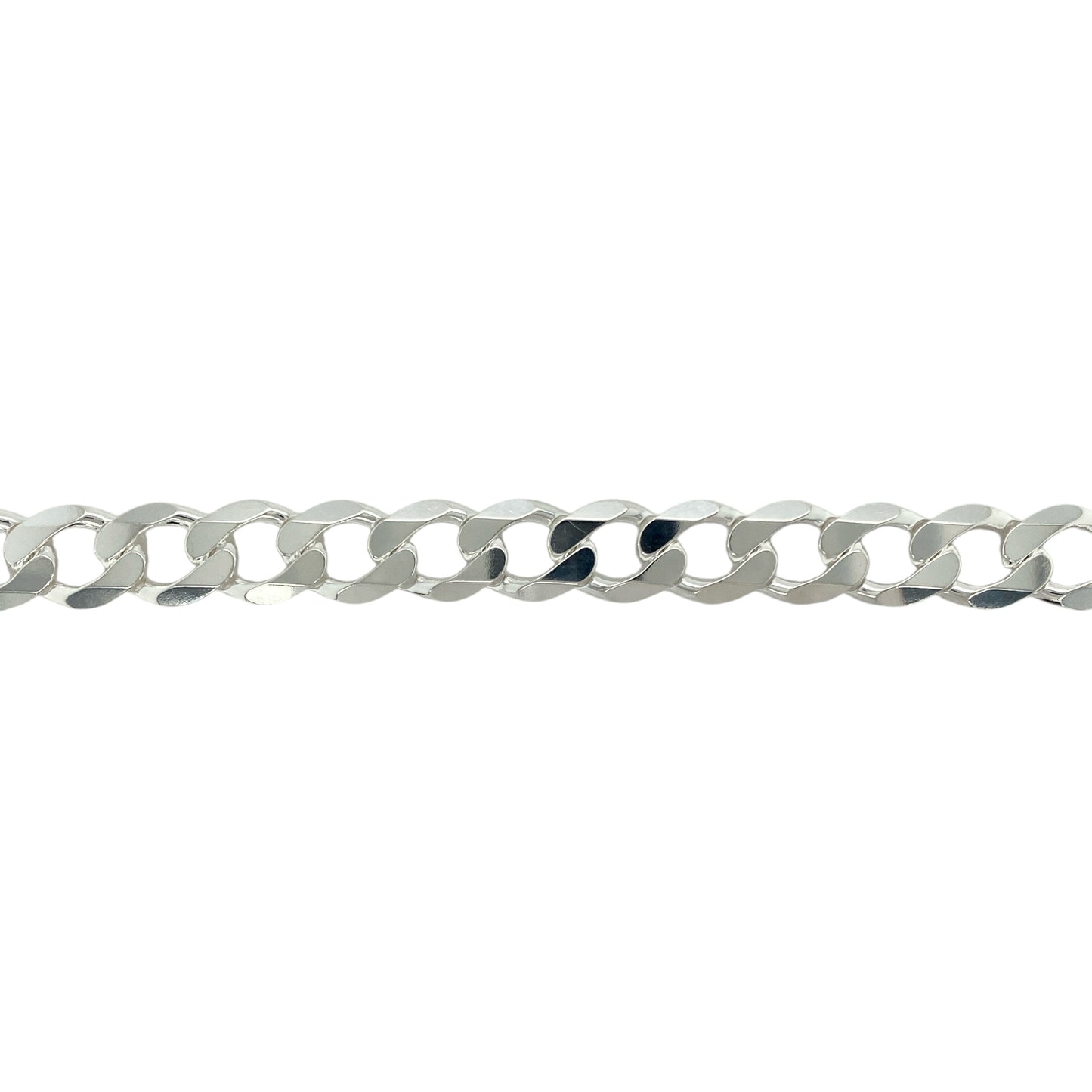 New 925 Silver 8.5" Curb Bracelet