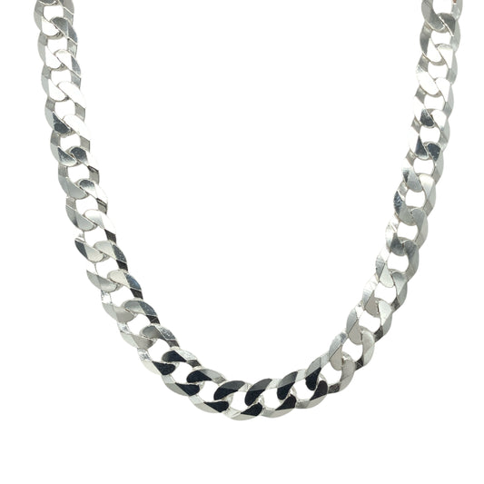 New 925 Silver 25" Curb Chain