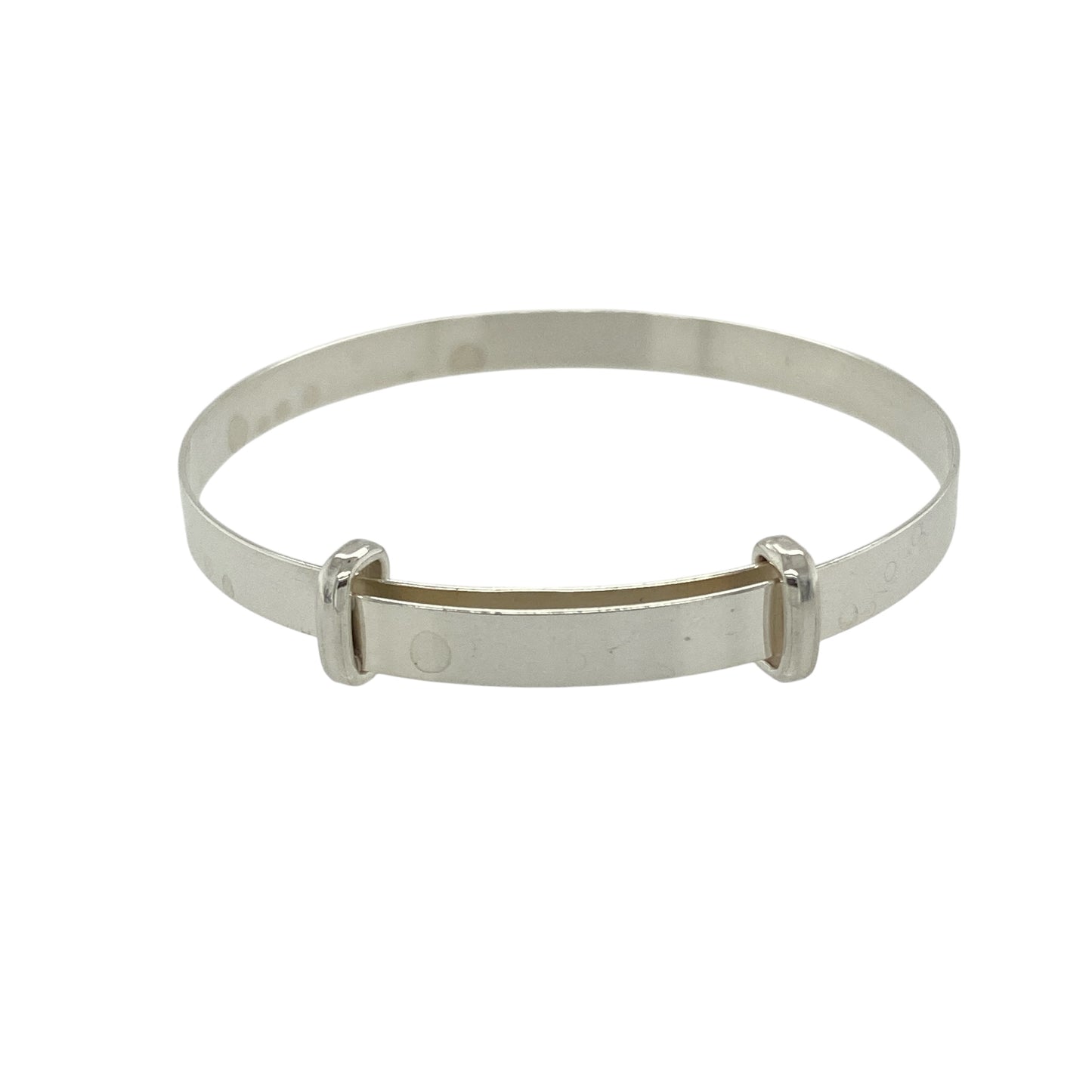 New 925 Silver Plain Baby Expander Bangle