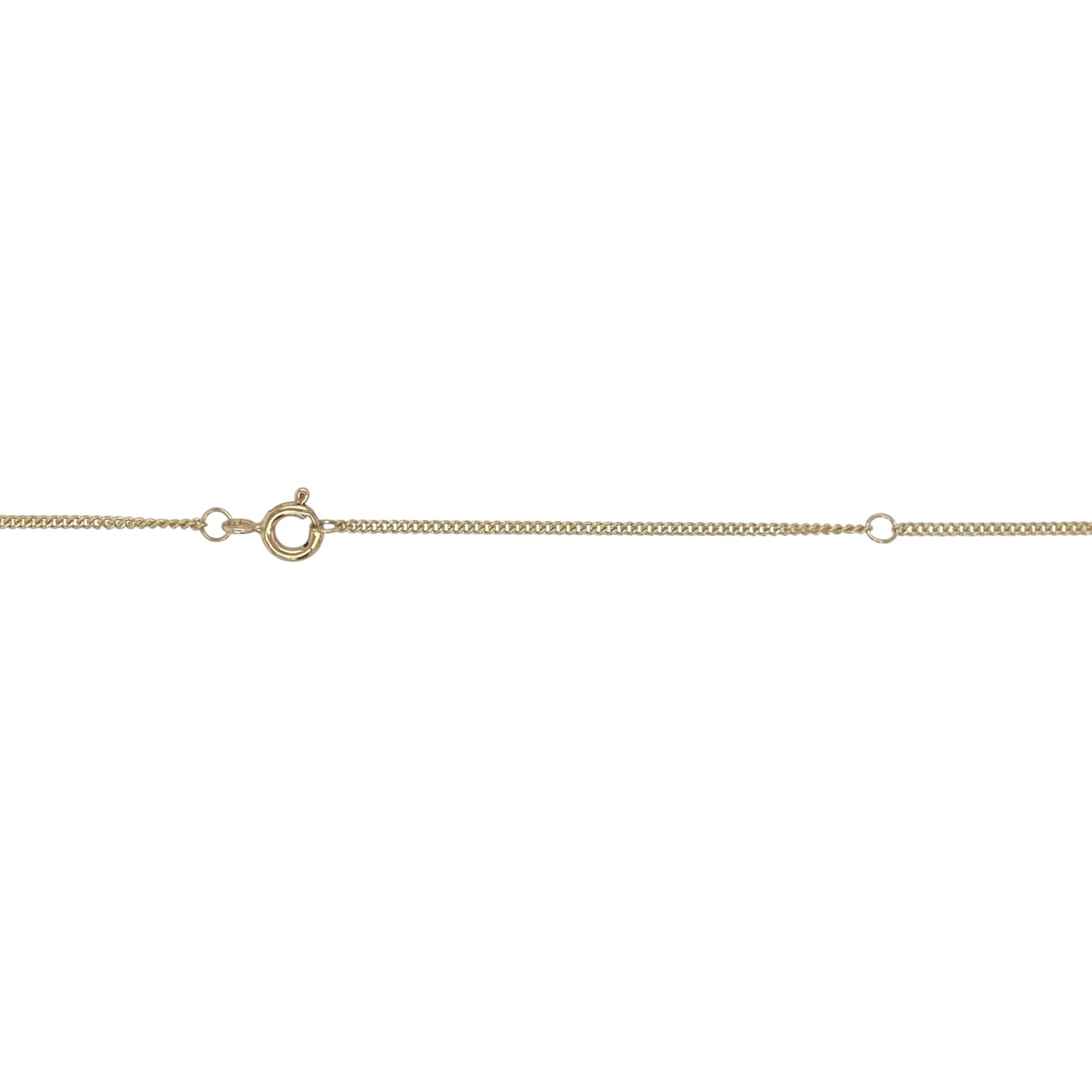 9ct Gold & Diamond Set Fancy Cross 20" Necklace