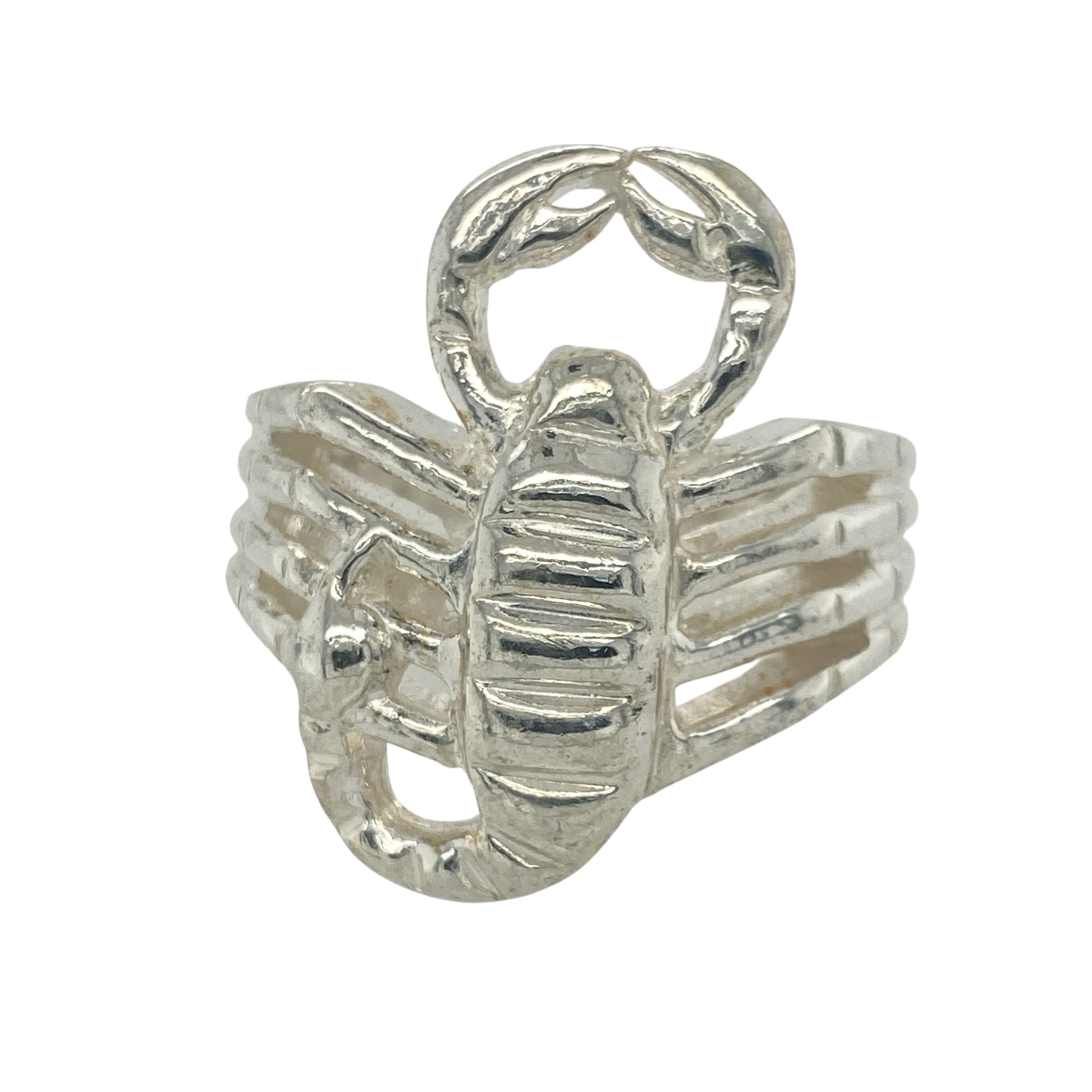 New 925 Solid Scorpion Ring