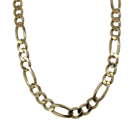 9ct Gold 18" Figaro Chain