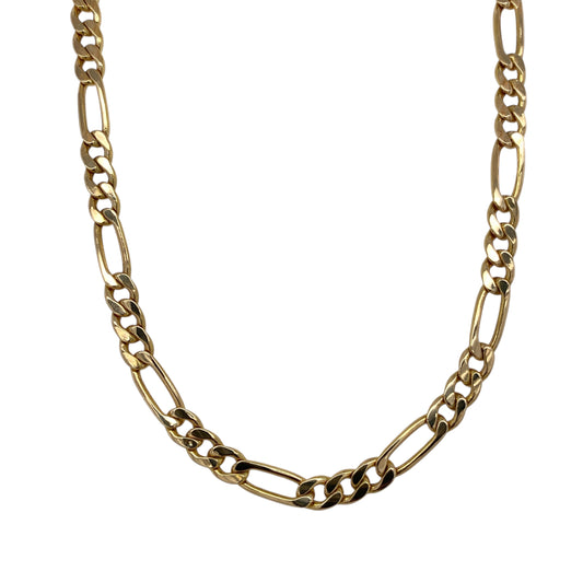 9ct Gold 18" Figaro Chain