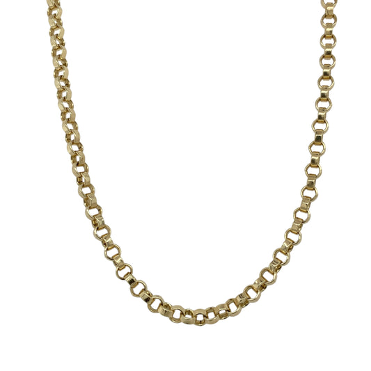 9ct Gold 22" Belcher Chain