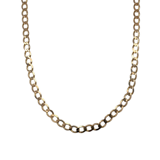 9ct Gold 18" Curb Chain