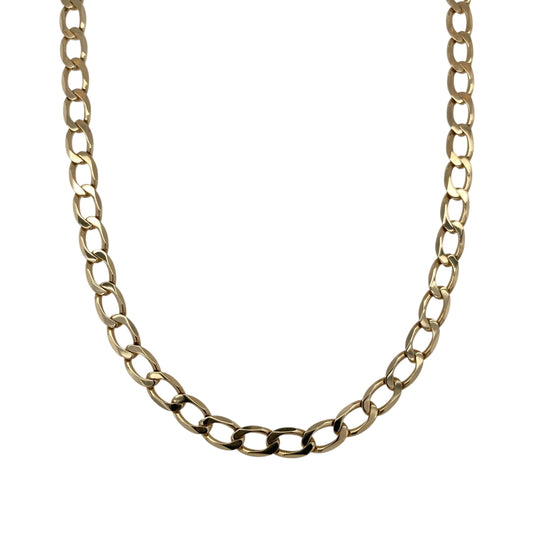 9ct Gold 18" Curb Chain