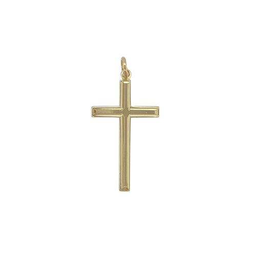9ct Gold Polished Cross Pendant