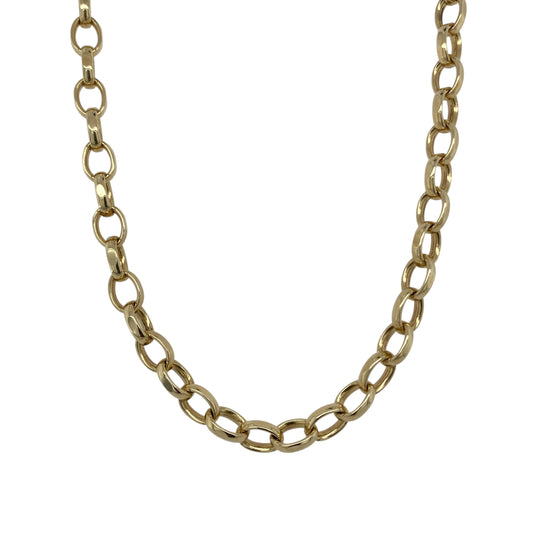 9ct Gold 22" Belcher Chain