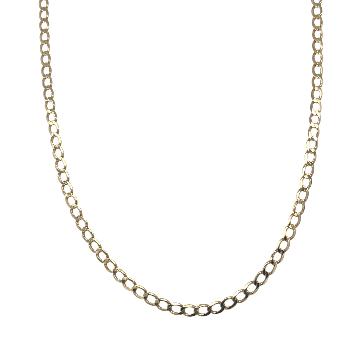 9ct Gold 19" Curb Chain