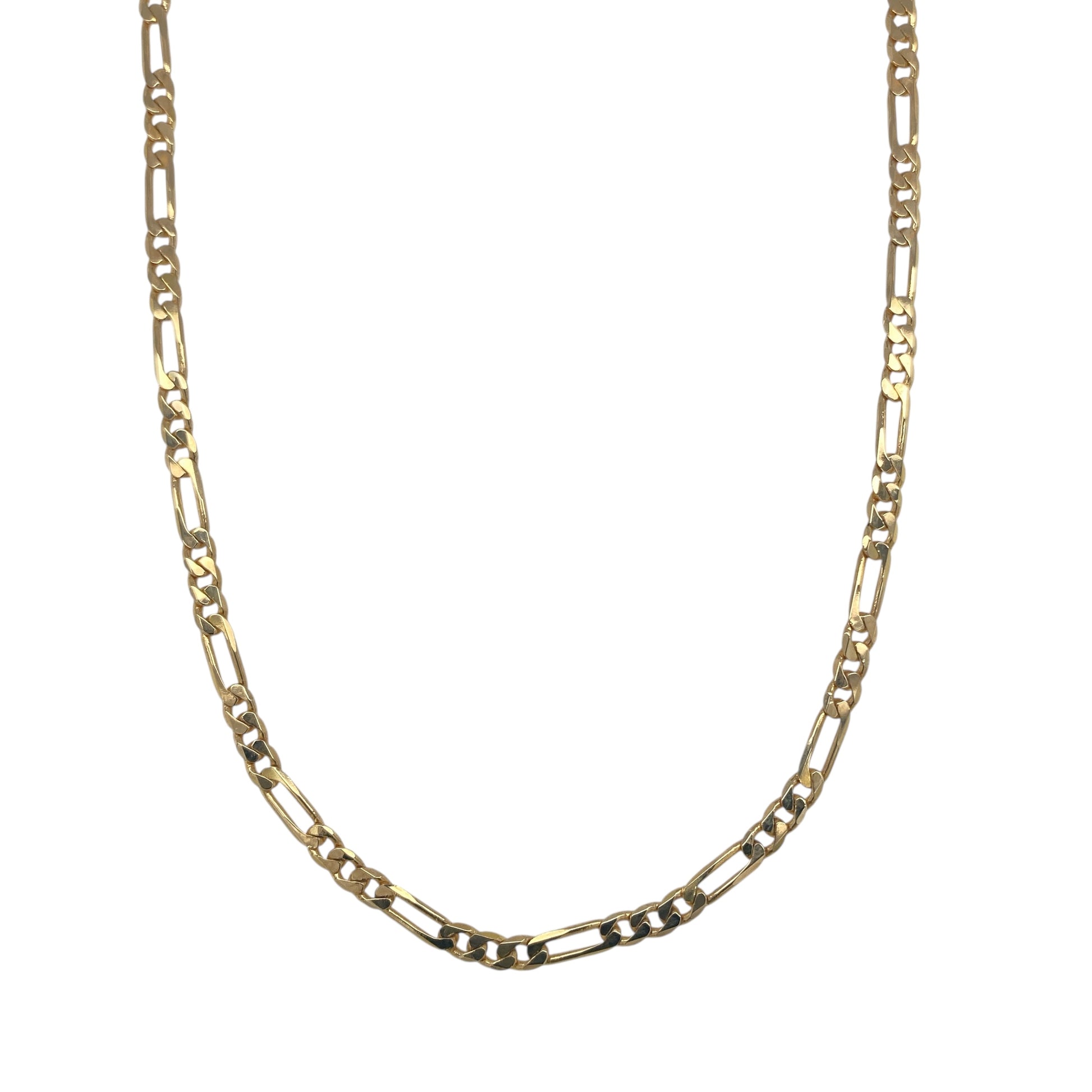 9ct Gold 30" Figaro Chain