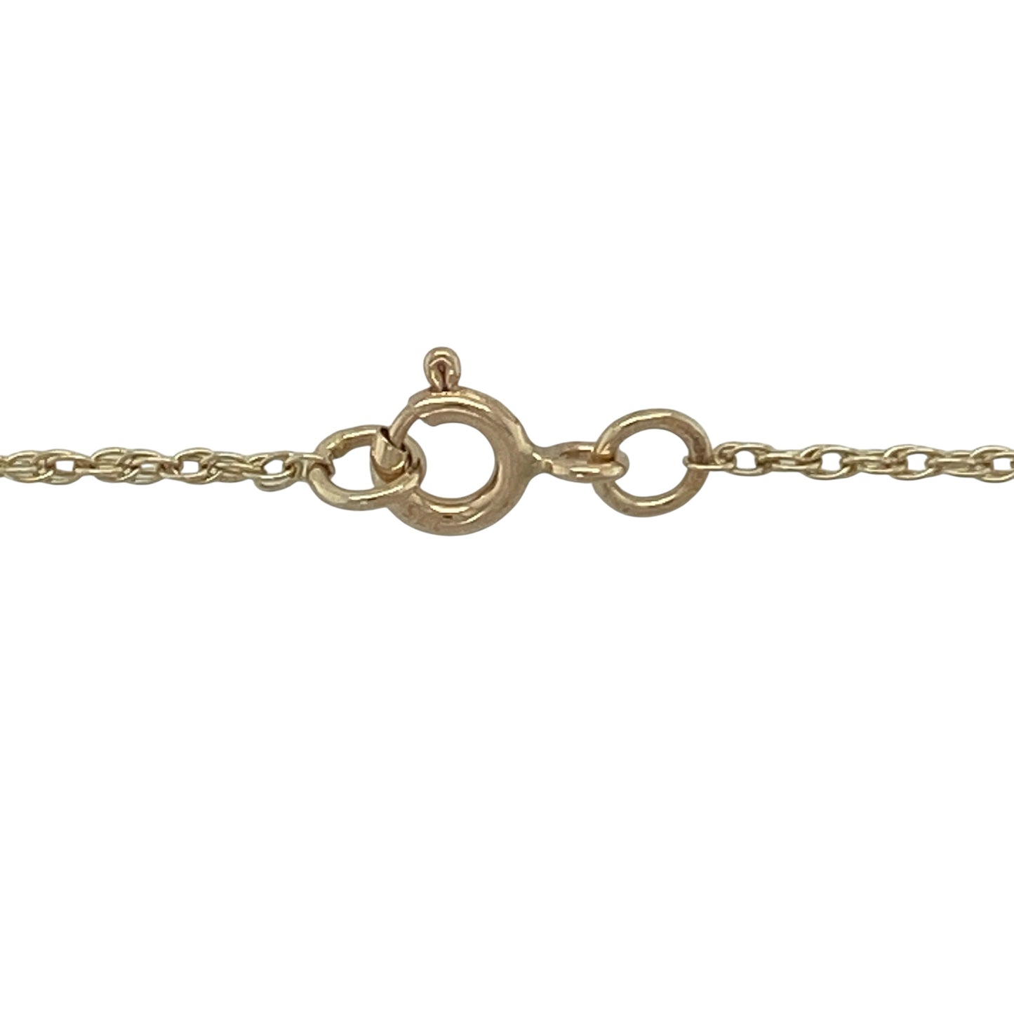 9ct Gold Diamond & Amethyst Set 18" Necklace