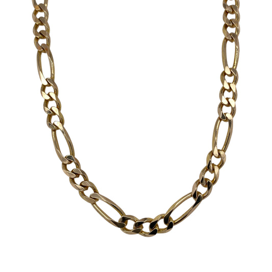 9ct Gold 20" Figaro Chain