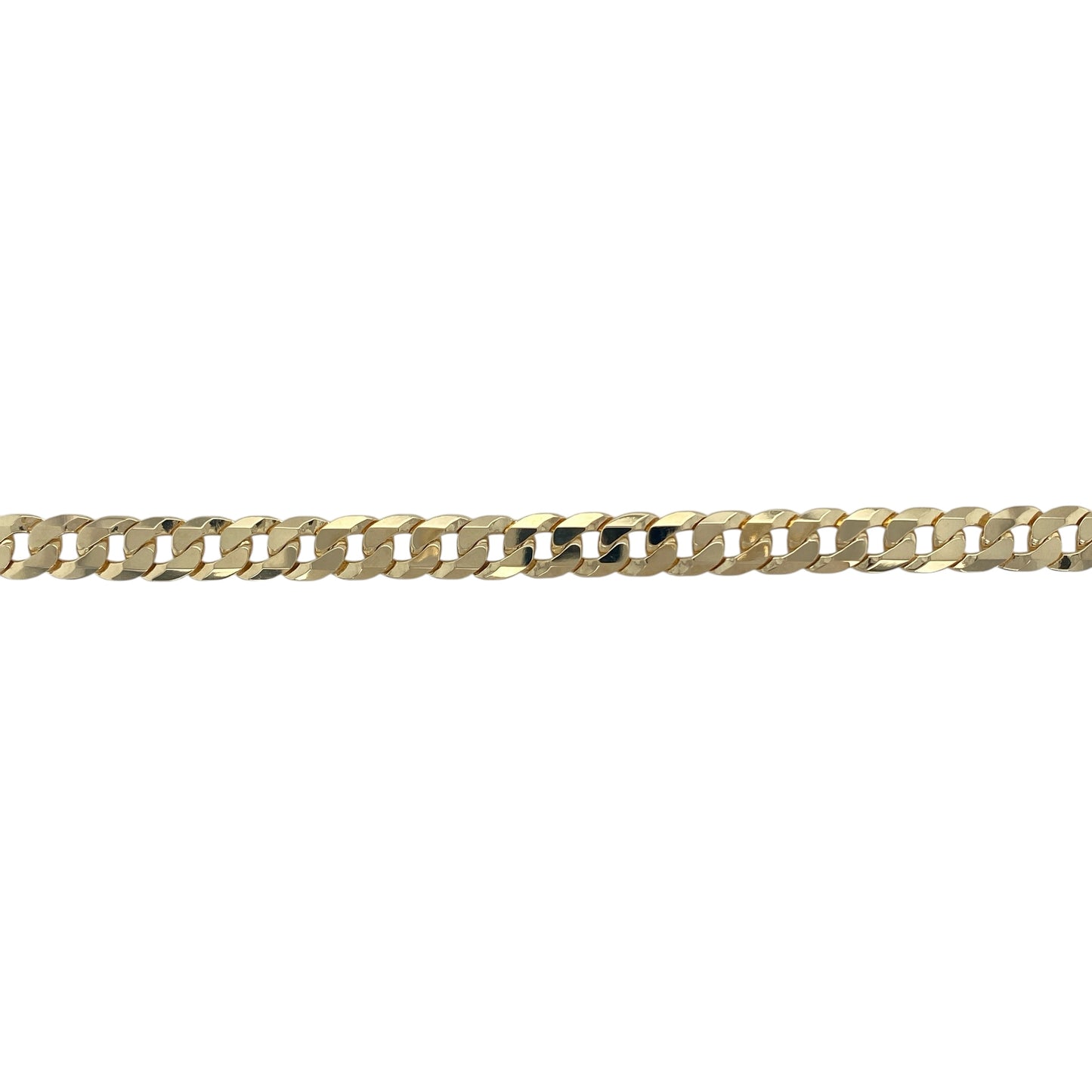 9ct Gold 8.5" Curb Bracelet