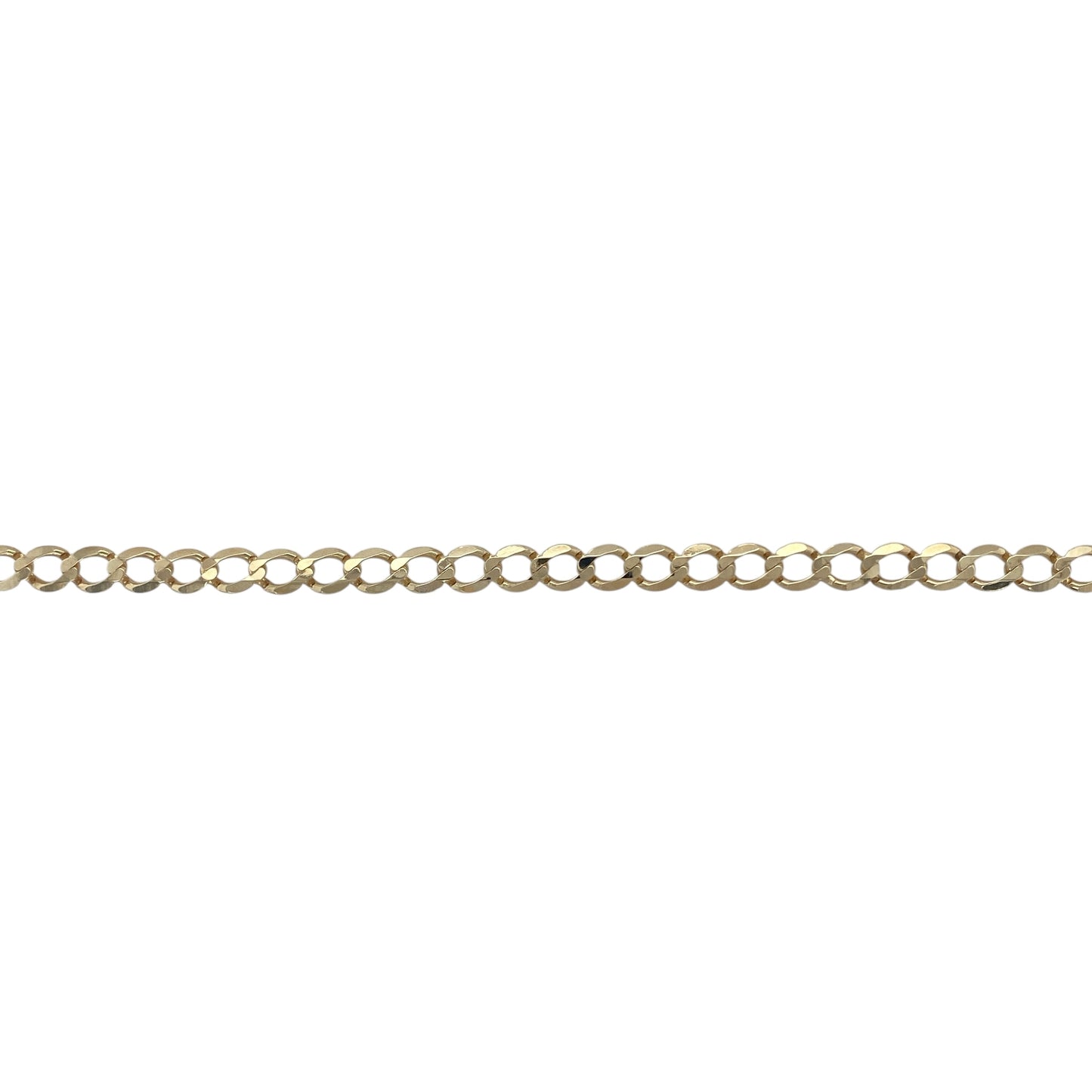 9ct Gold 9.5" Curb Bracelet