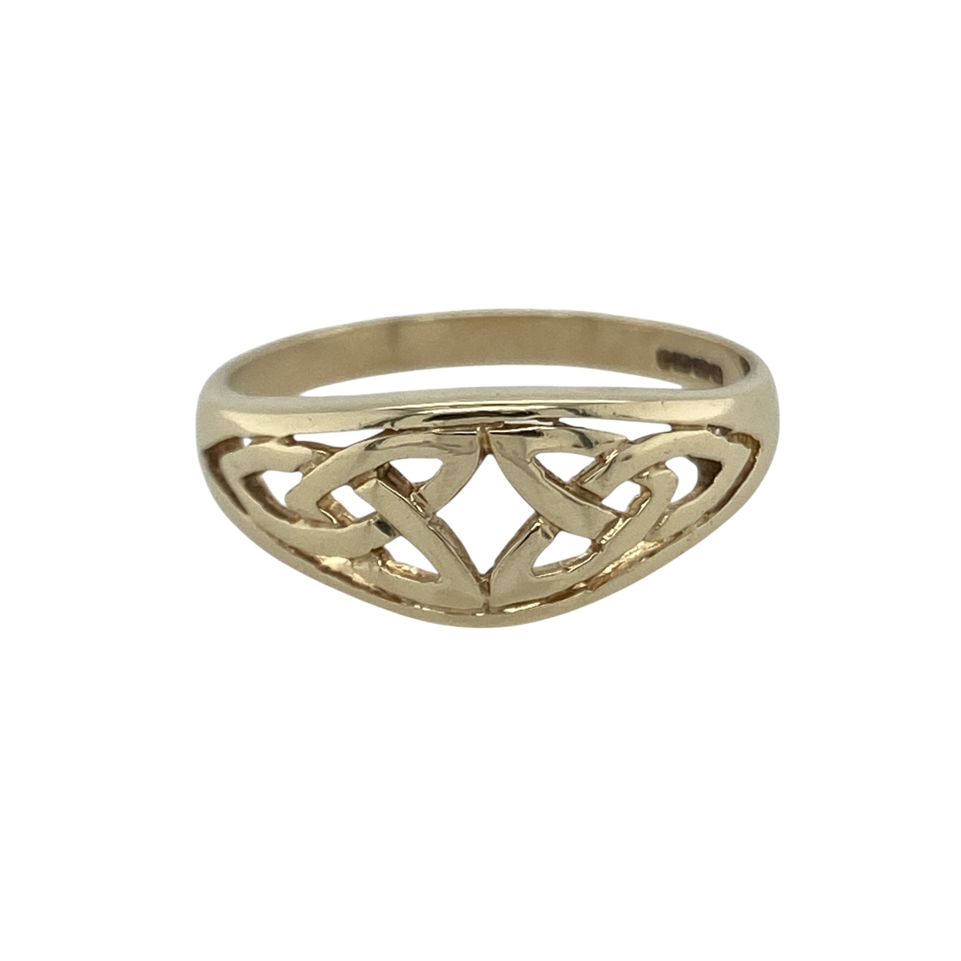 9ct Gold Celtic Knot Band Ring