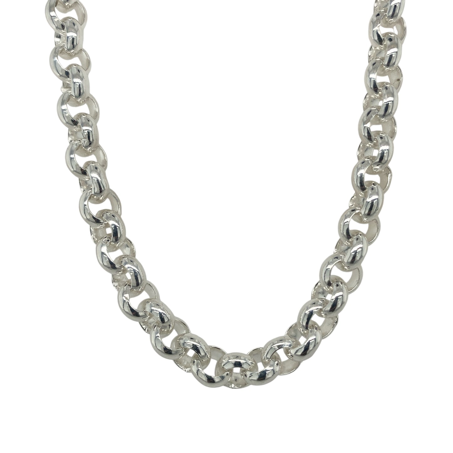 New 925 Silver 22" Belcher Chain
