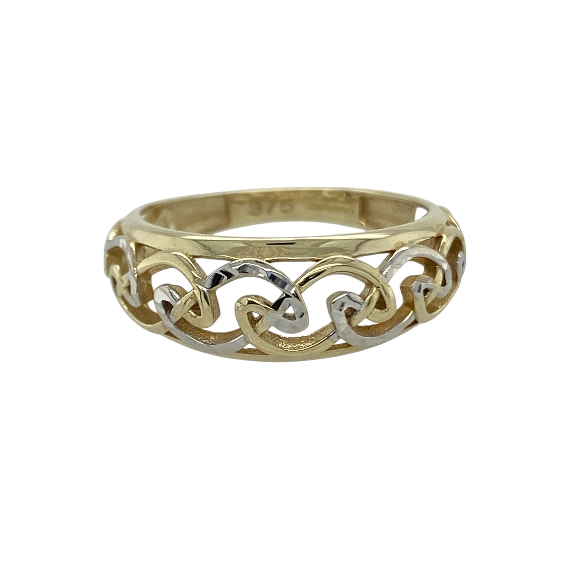 9ct Gold Celtic Knot Band Ring