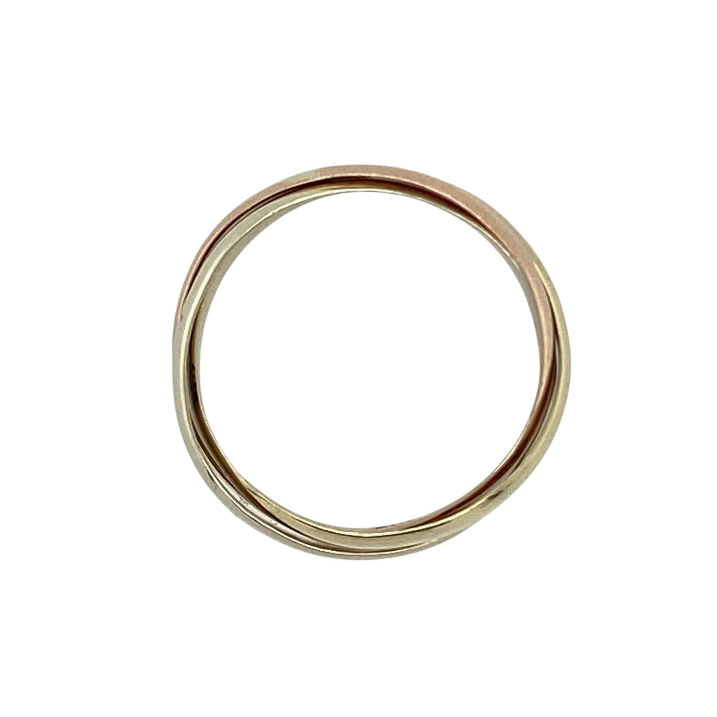 9ct Gold Three Band Twist Ring