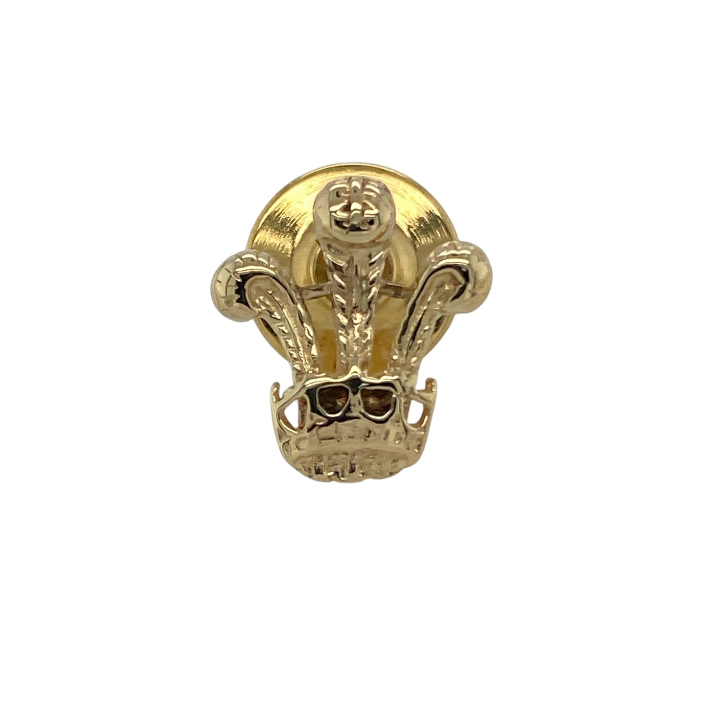 9ct Gold Welsh Three Feathers Tie Pin