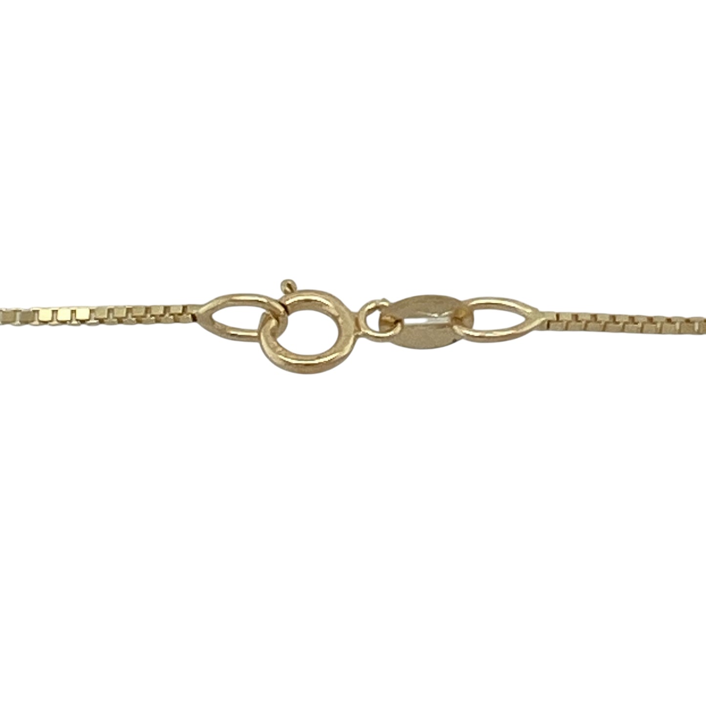 9ct Gold & Diamond Set Open Heart 16" - 18" Necklace