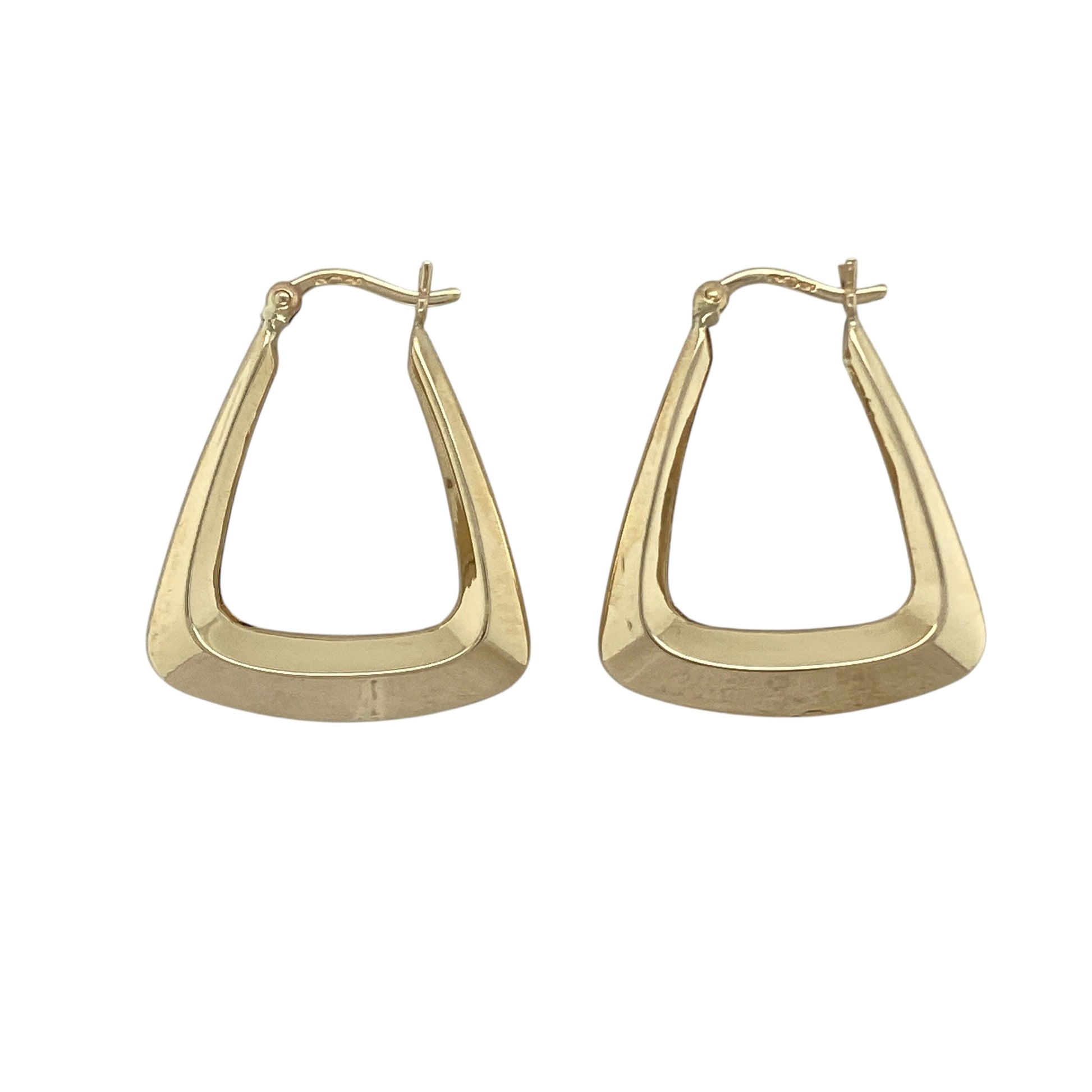 9ct Gold Handbag Creole Earrings