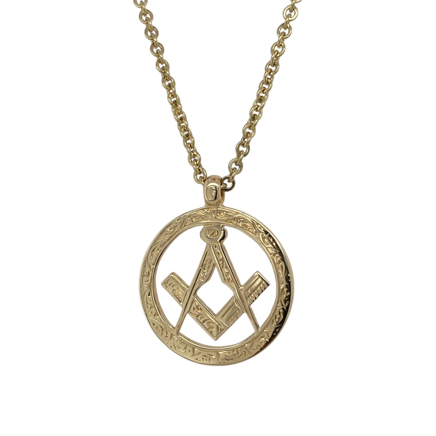 9ct Gold Masonic 20" Necklace