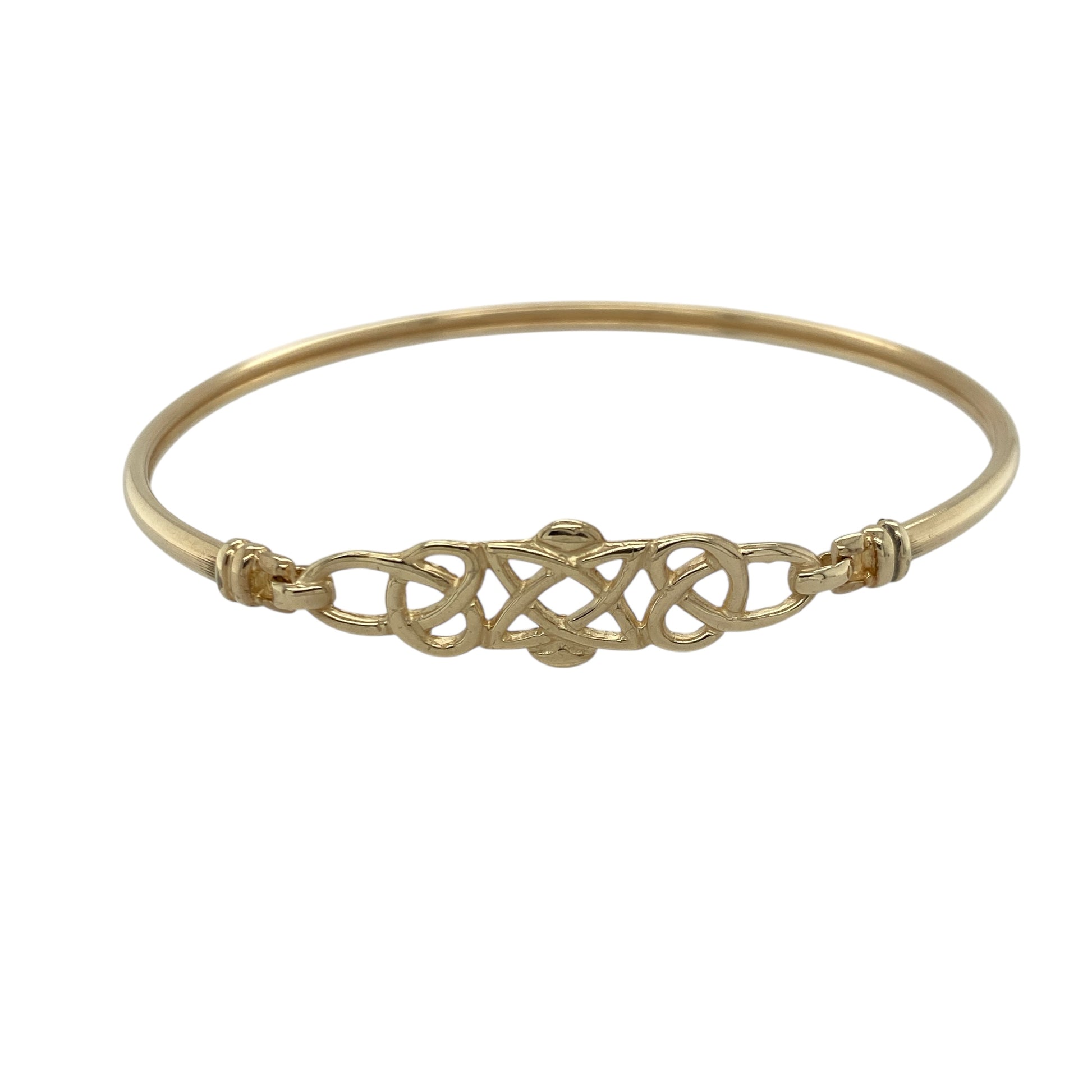 9ct Gold Celtic Knot Bangle