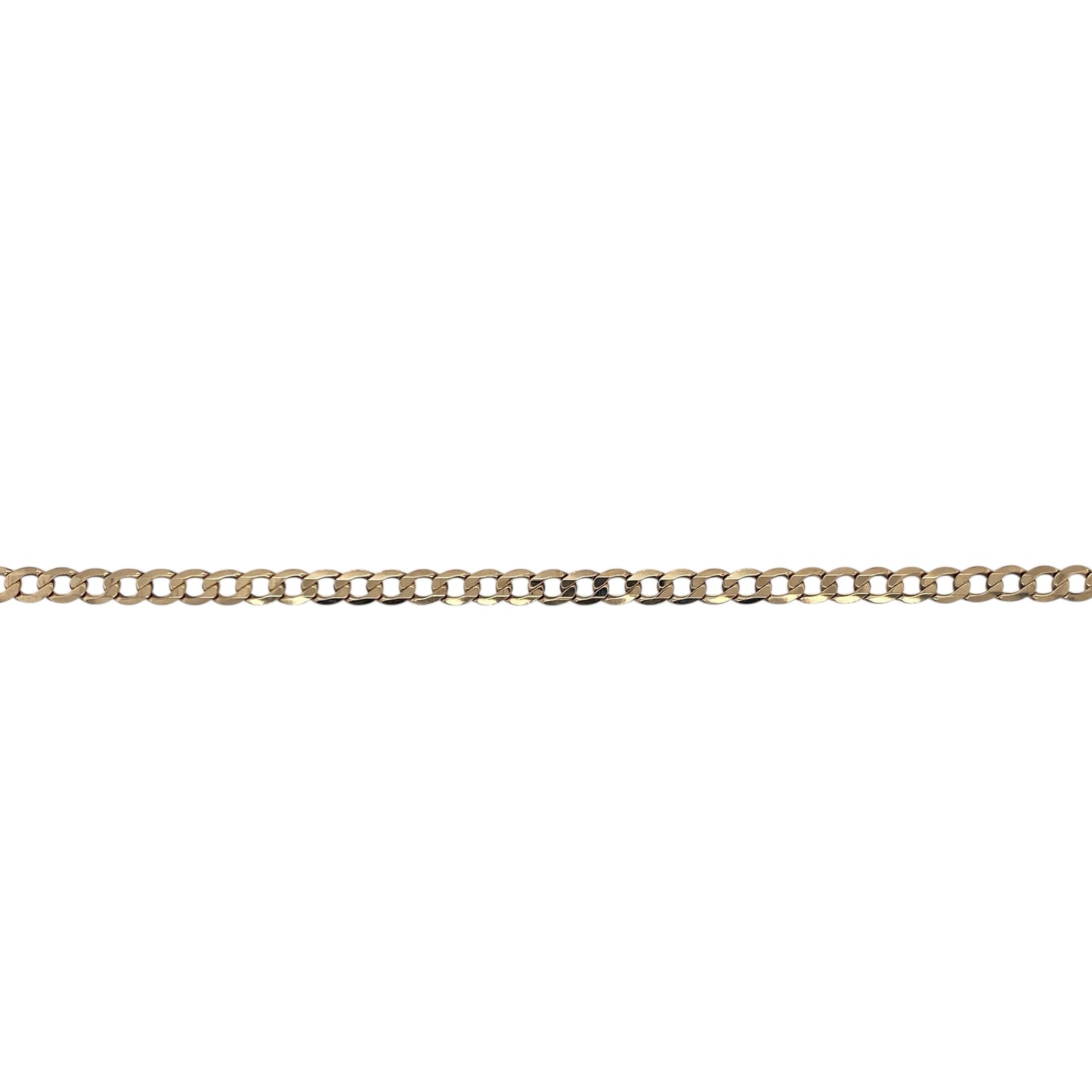 9ct Gold 7.5" Curb Bracelet