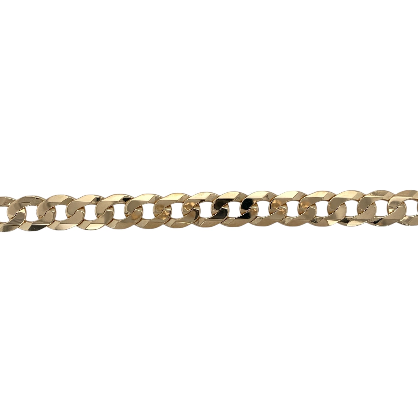 9ct Gold 8.5" Curb Bracelet