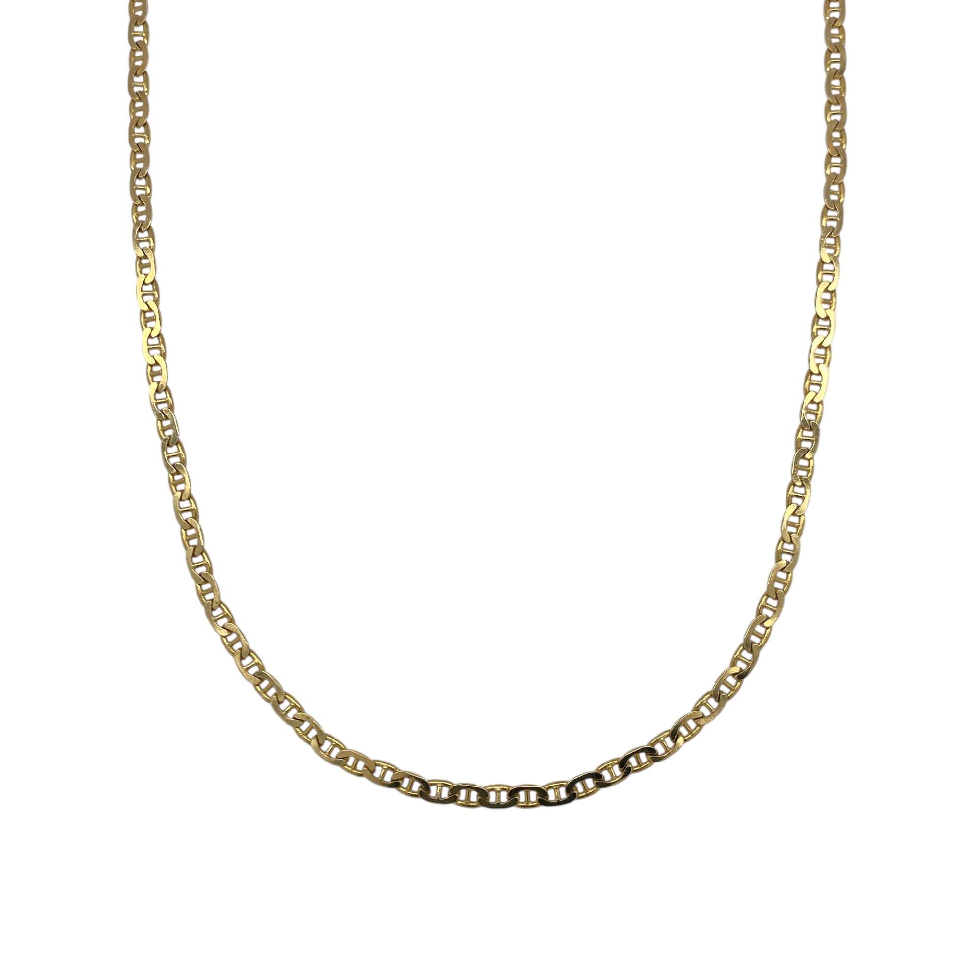 9ct Gold 16" Anchor Chain