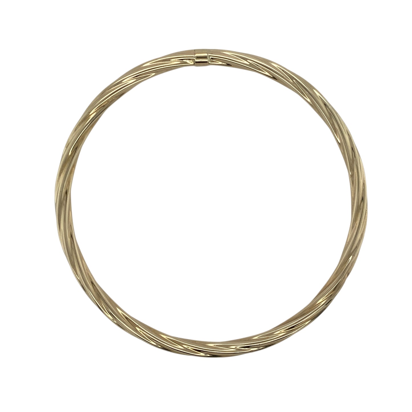 9ct Gold Twisted Bangle