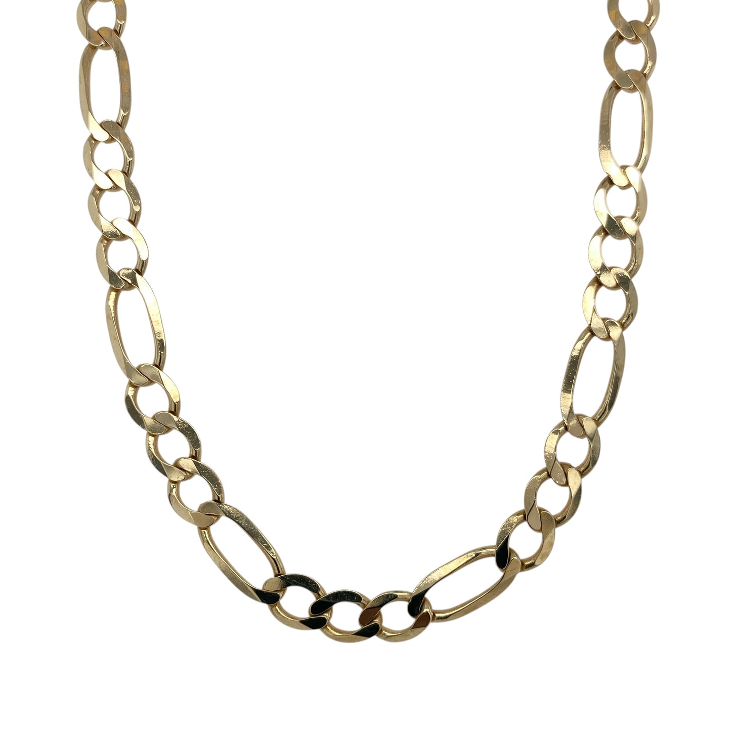 9ct Gold 30" Figaro Chain