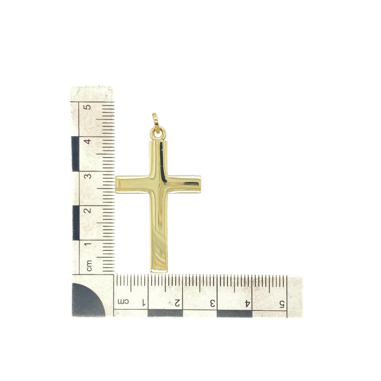 9ct Gold Plain Cross Pendant