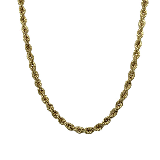 9ct Gold 20" Rope Chain