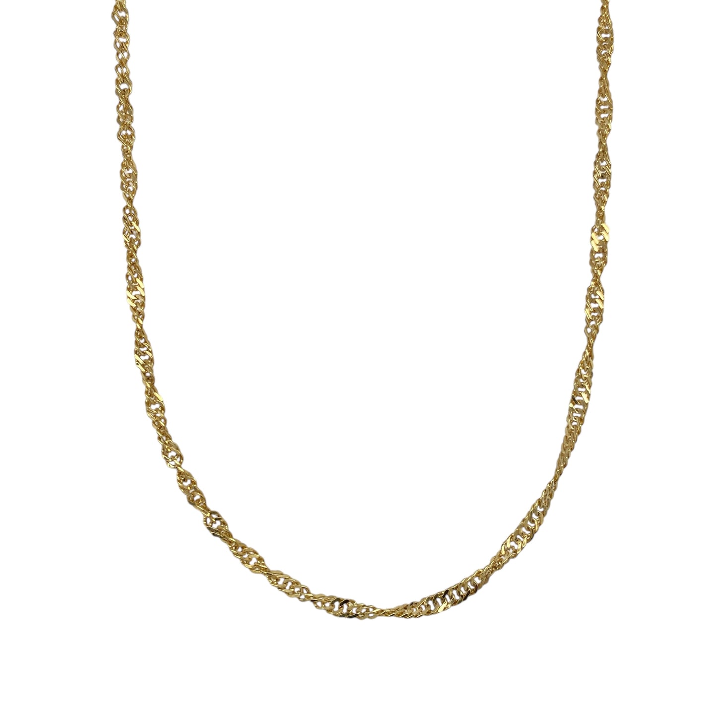 9ct Gold 24" Singapore Chain