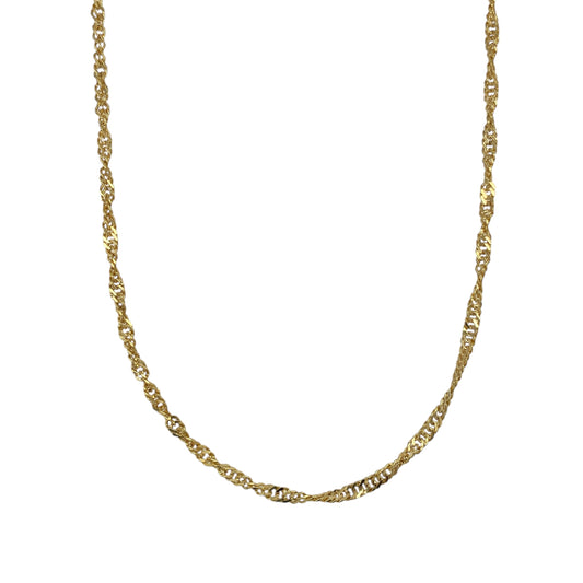 9ct Gold 24" Singapore Chain