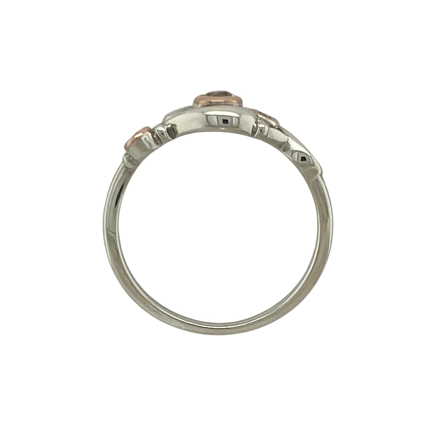 925 Silver & White Topaz Set Clogau Pistyll Rhaeadr Ring