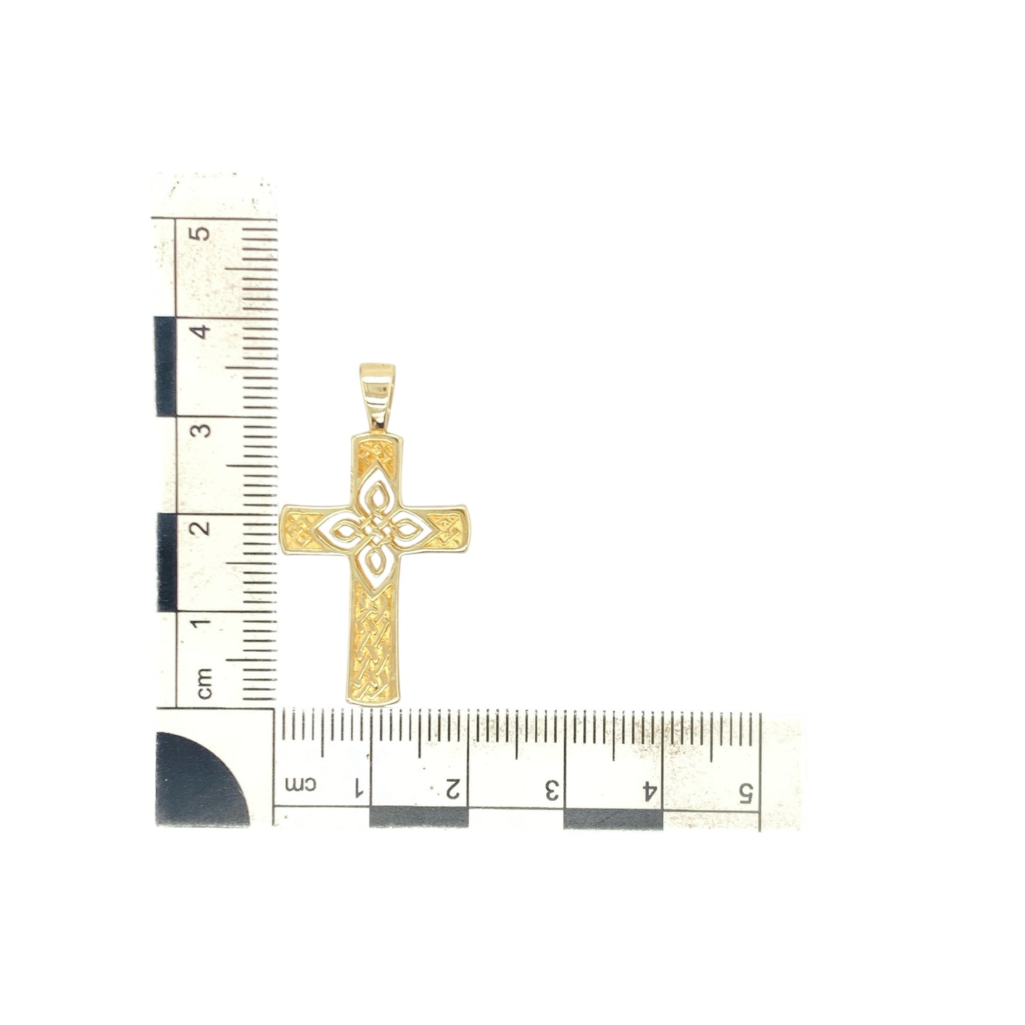 9ct Gold Celtic Cross Pendant