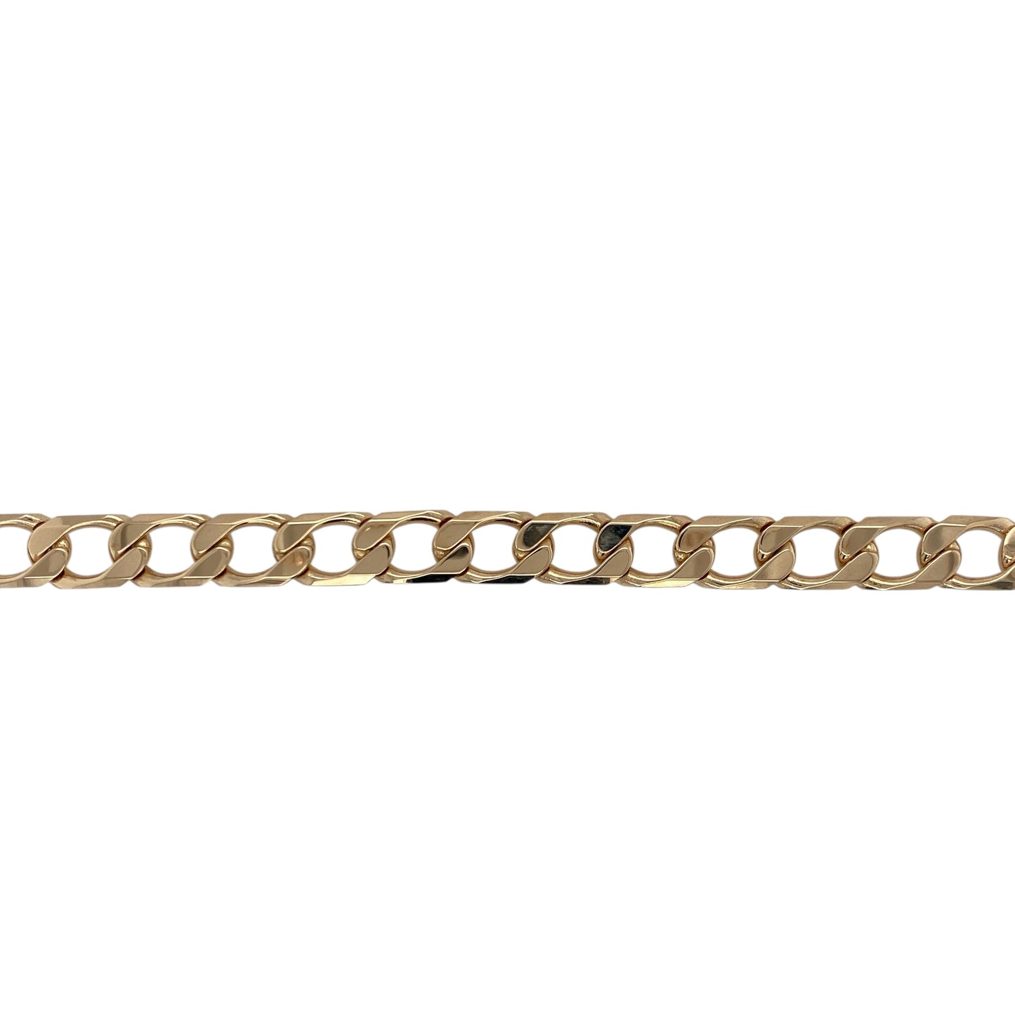 9ct Gold 8" Curb Bracelet