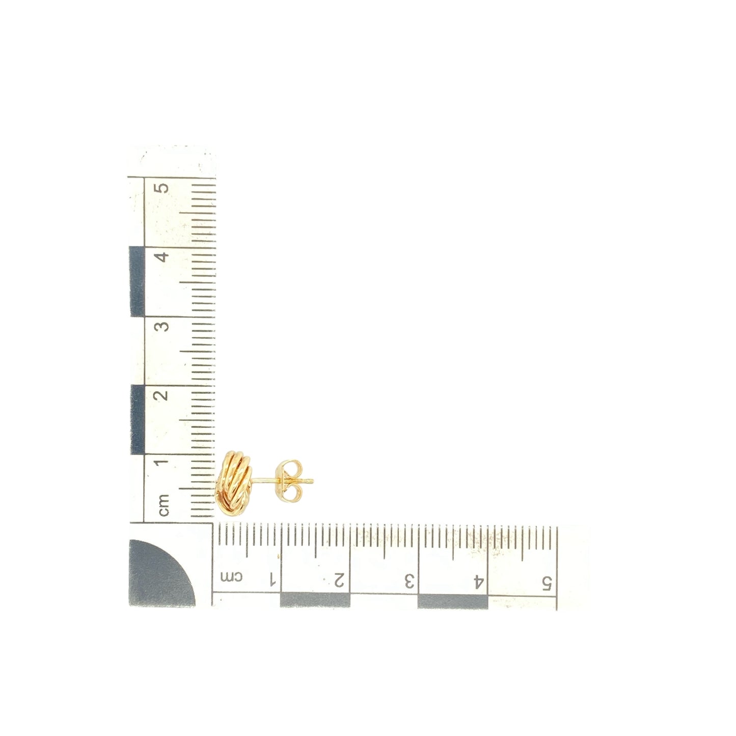 9ct Gold Knot Stud Earrings