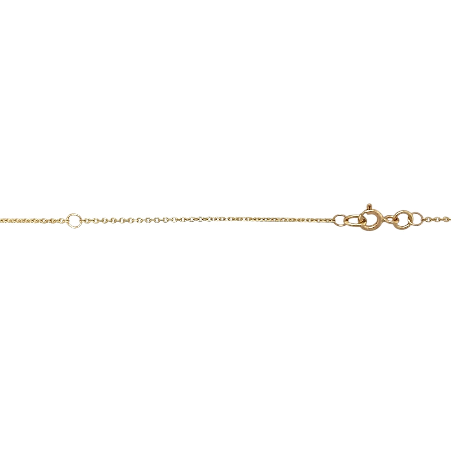 9ct Gold & Lavender Cubic Zirconia Bar 16" - 18" Necklace