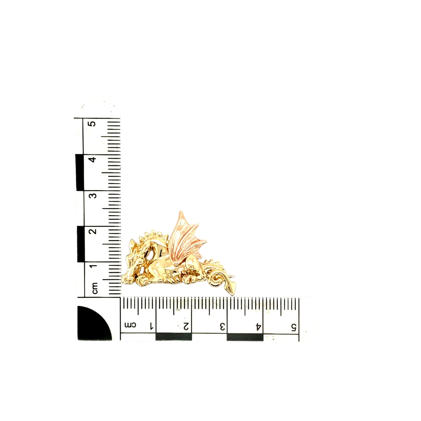 9ct Gold Clogau Welsh Dragon Brooch