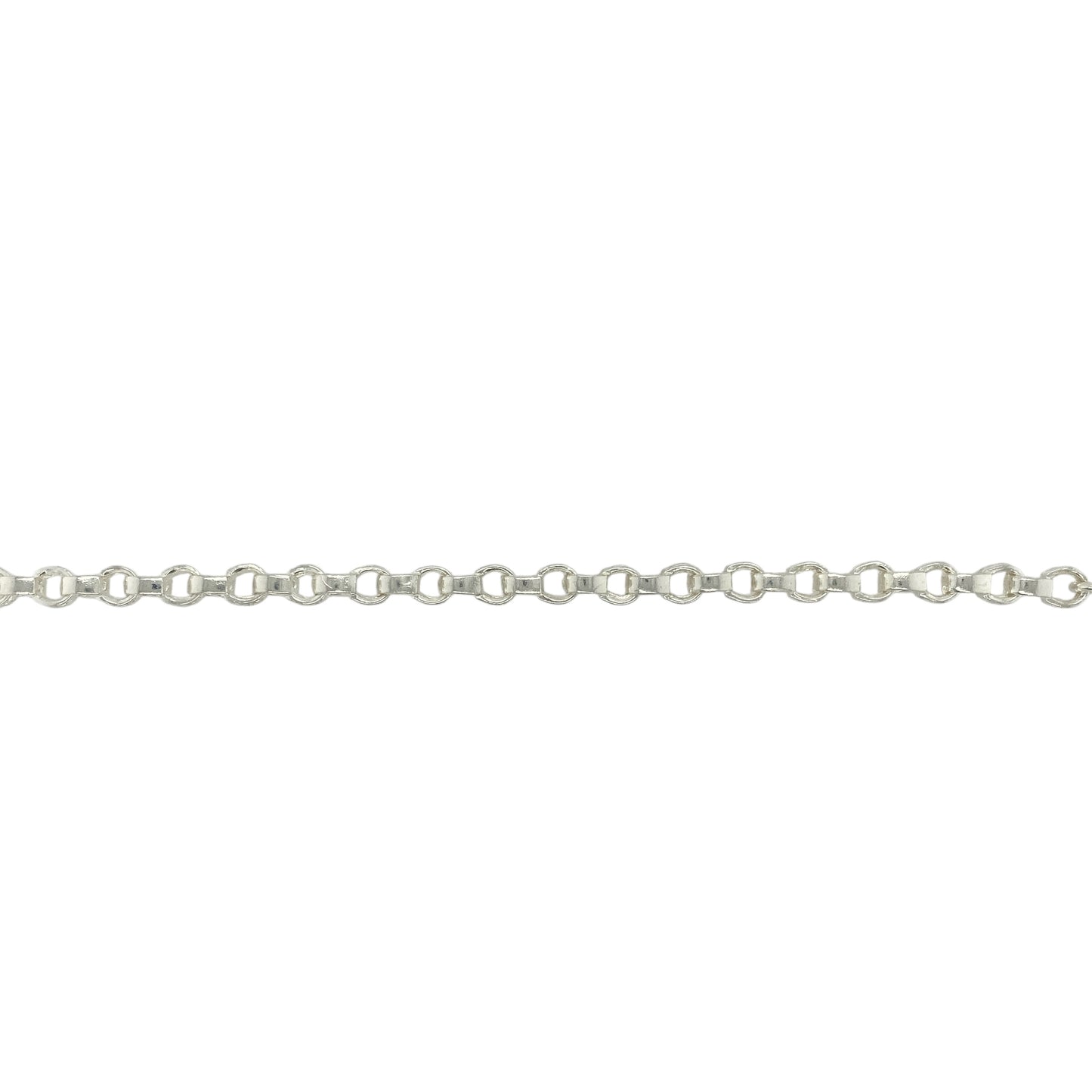 New 925 Silver 7.5" Patterned Engraved Belcher Bracelet